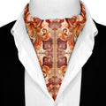 AMBER PETAL SILK ASCOT – PREMIUM COLLECTION