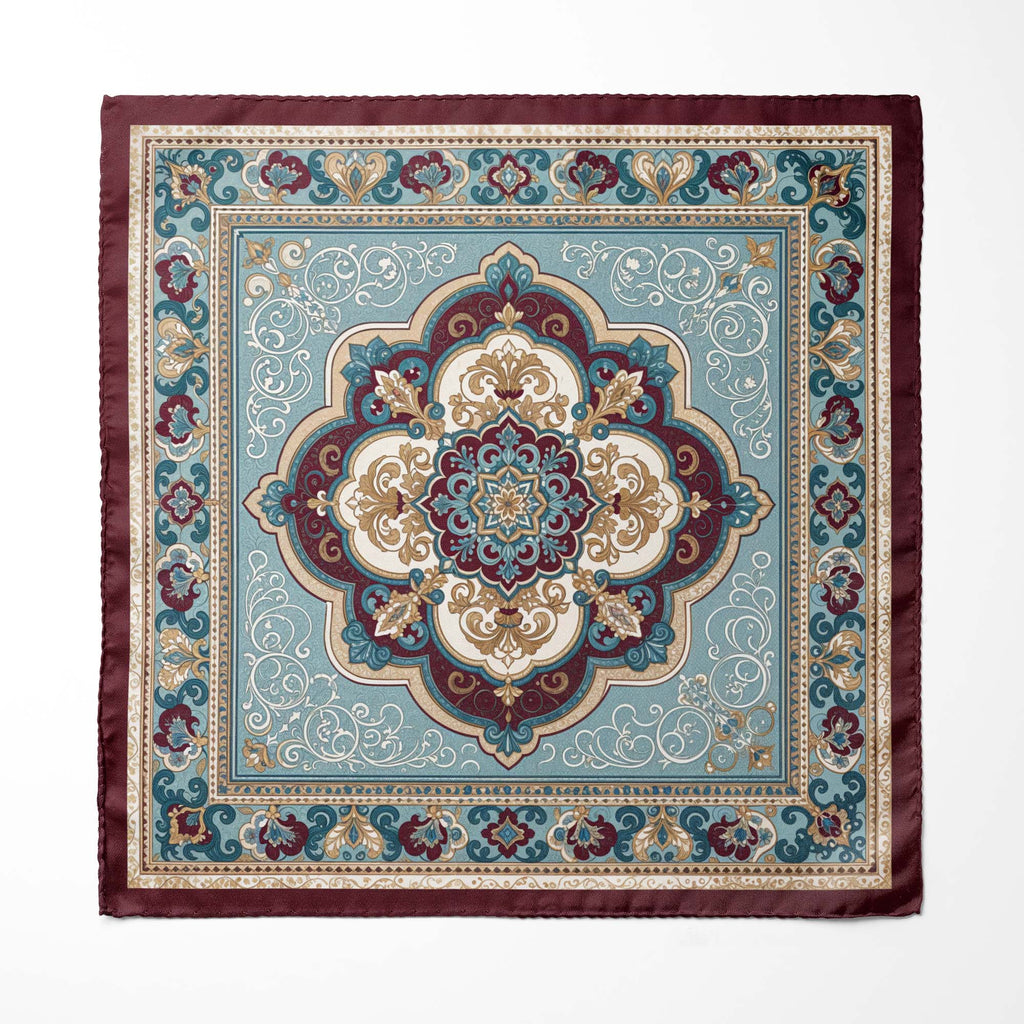 AMETHYST ROYALE SILK POCKET SQUARE