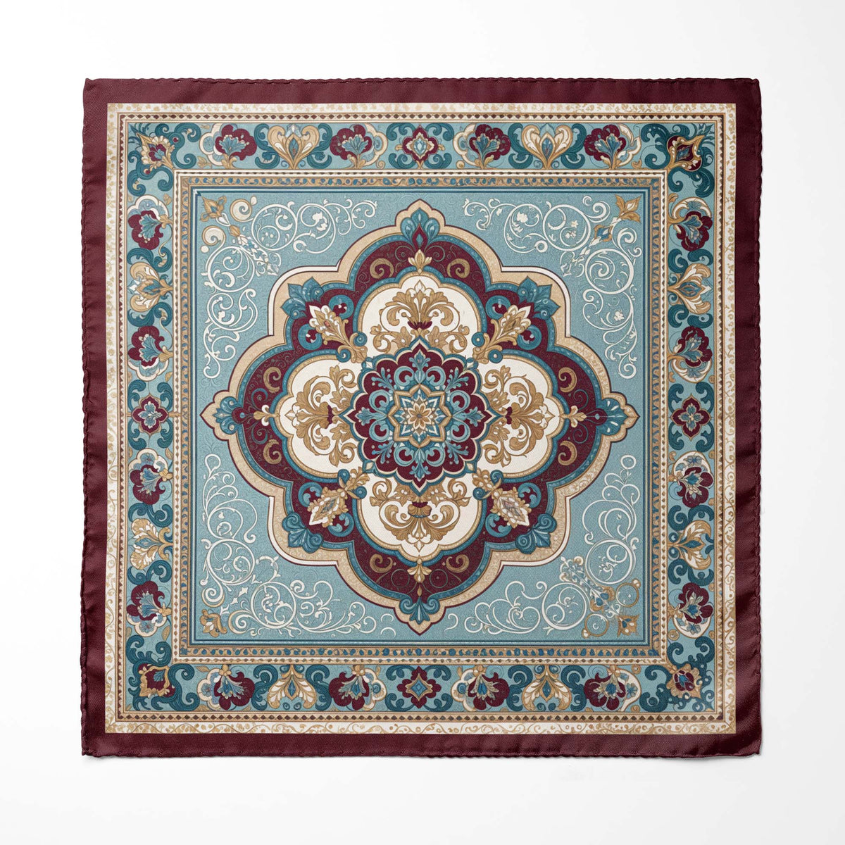 AMETHYST ROYALE SILK POCKET SQUARE