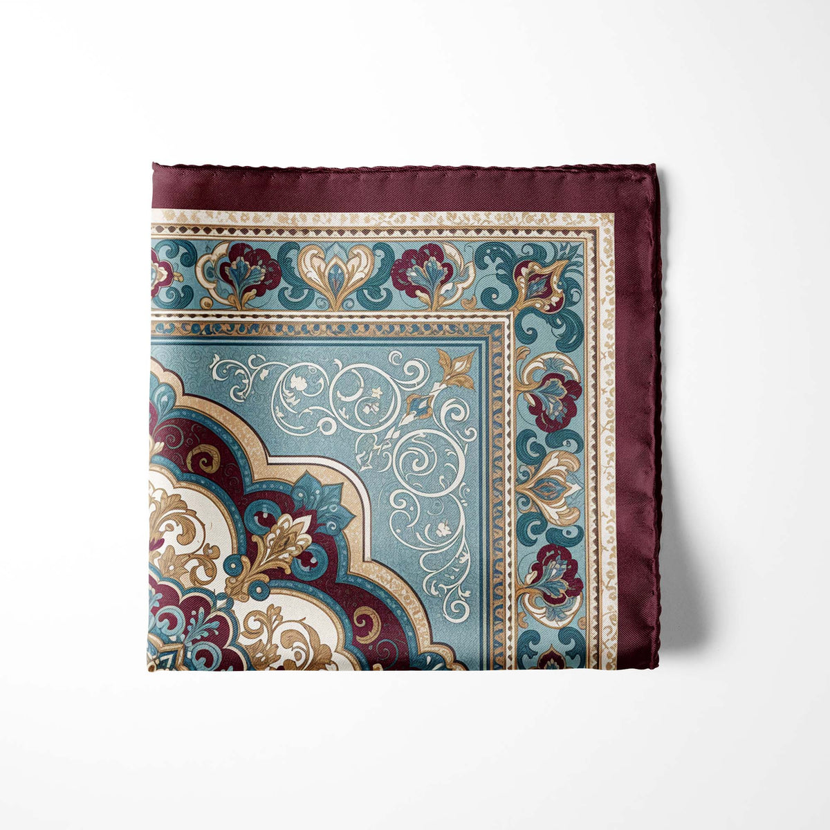 AMETHYST ROYALE SILK POCKET SQUARE