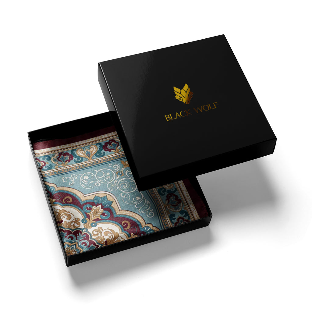 AMETHYST ROYALE SILK POCKET SQUARE