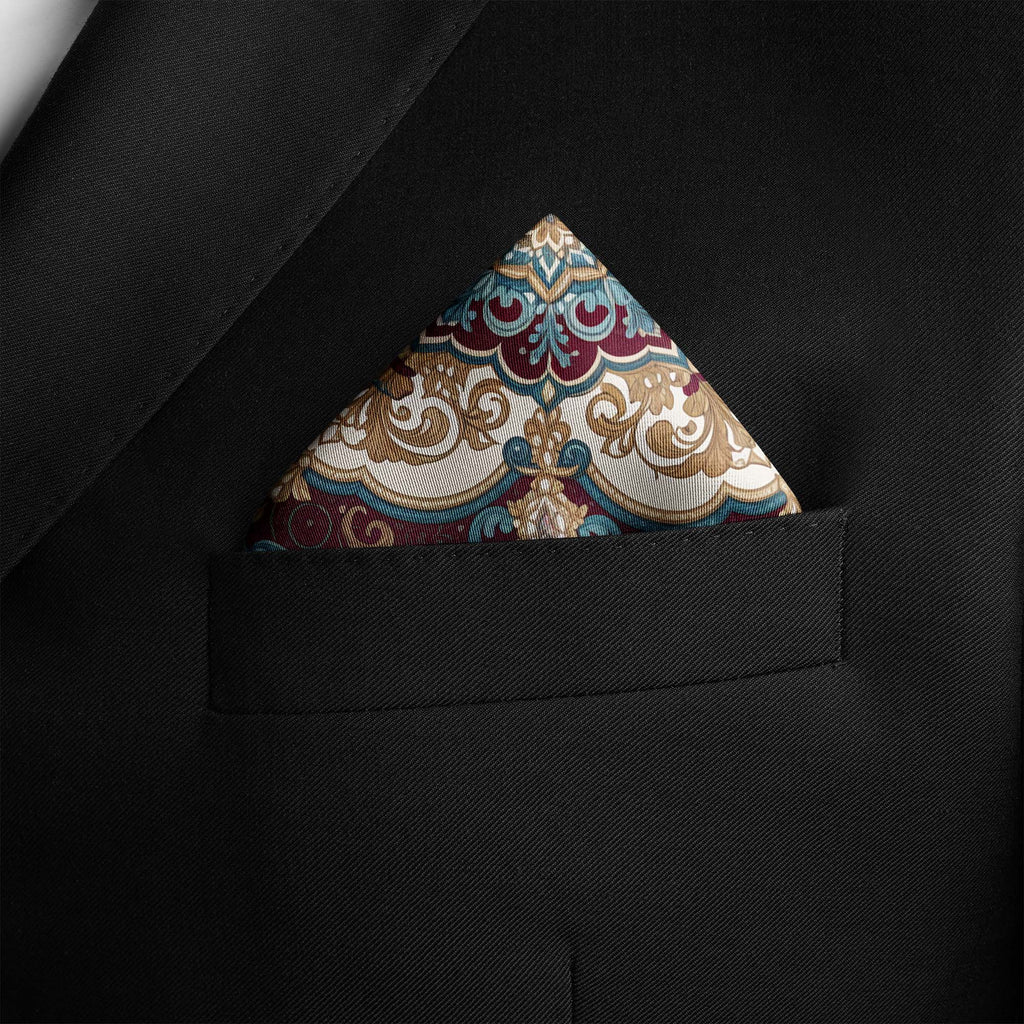 AMETHYST ROYALE SILK POCKET SQUARE