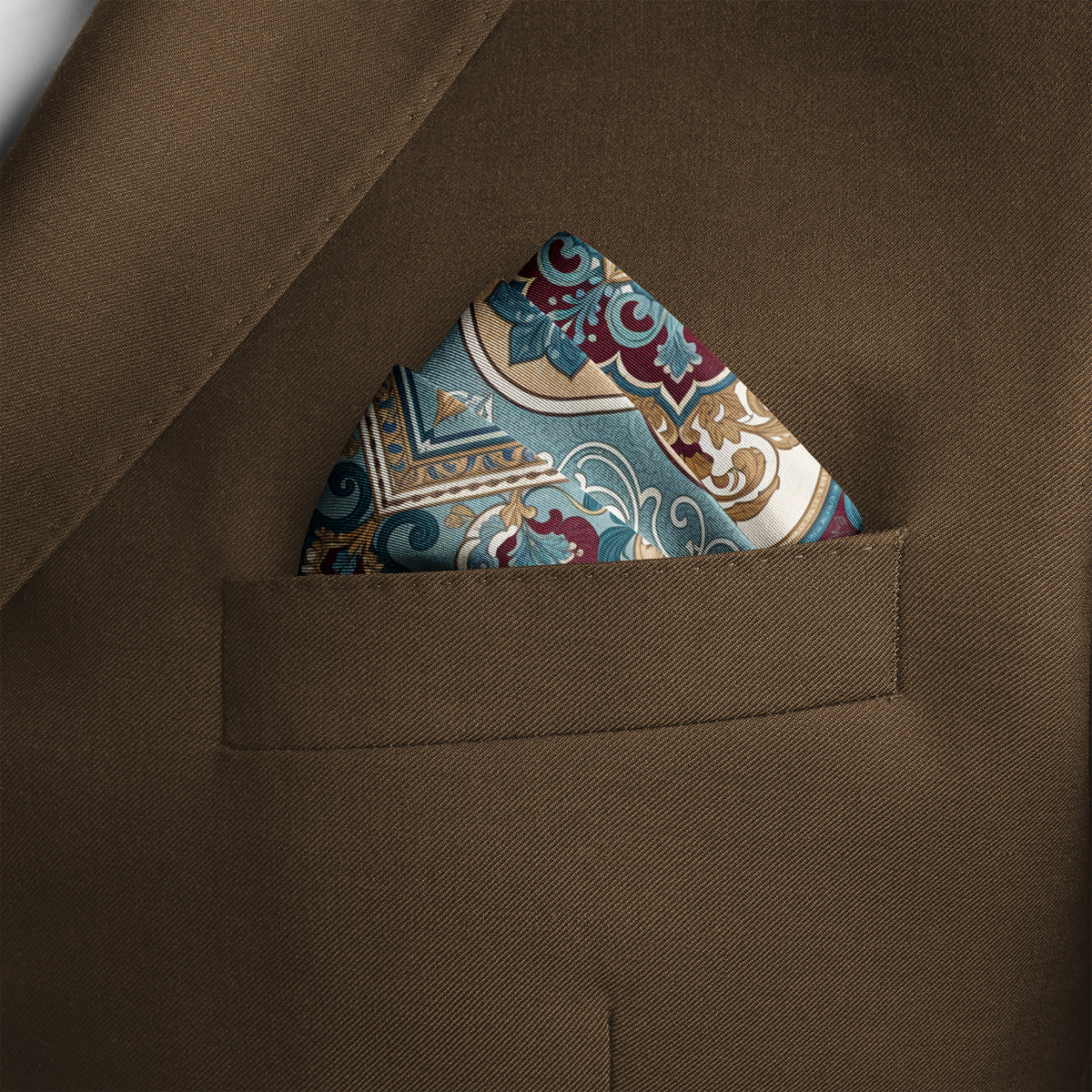 AMETHYST ROYALE SILK POCKET SQUARE