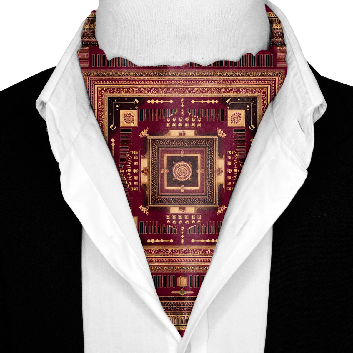 MANDALA FORT SILK ASCOT – PREMIUM COLLECTION