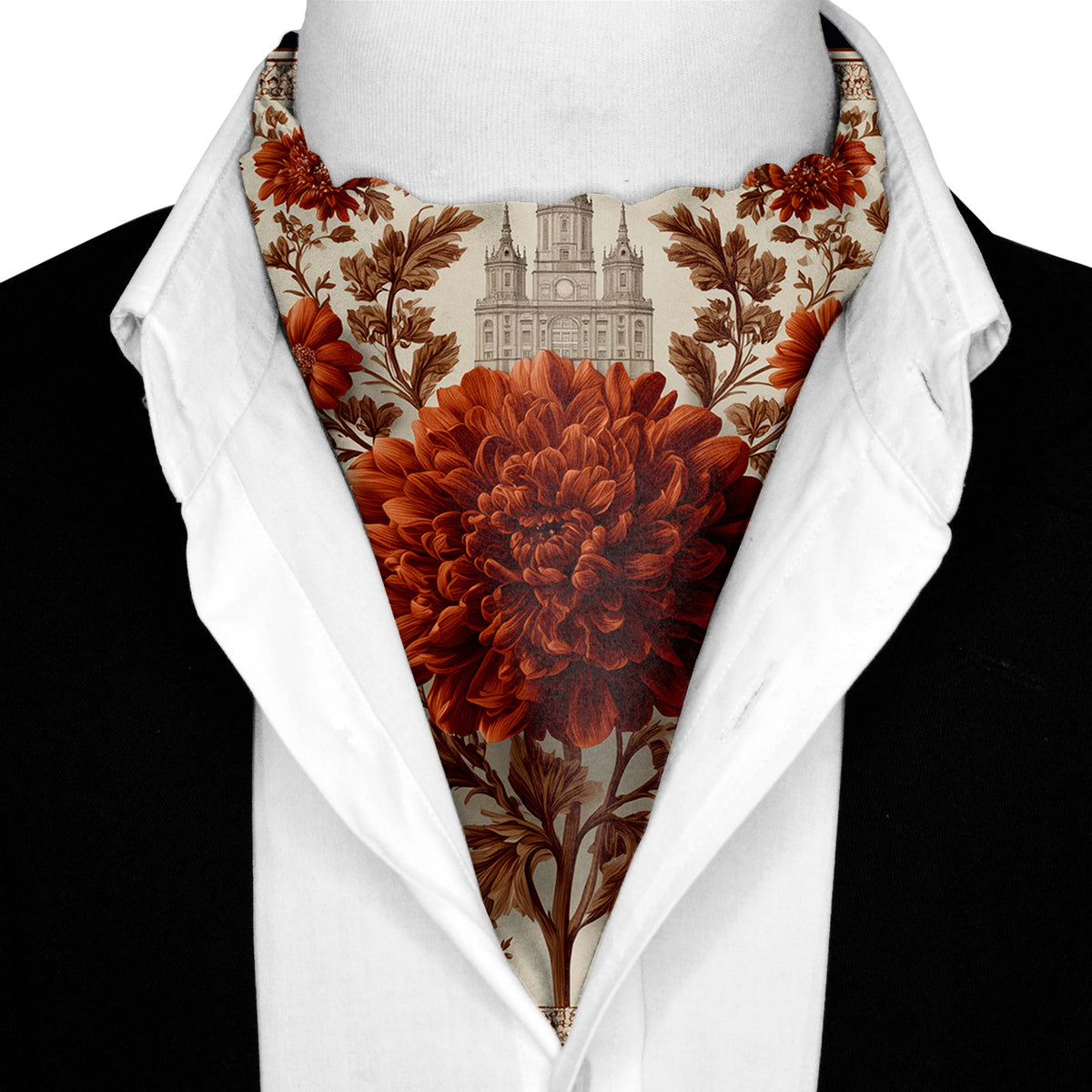 AMARANTH SILK ASCOT – PREMIUM COLLECTION