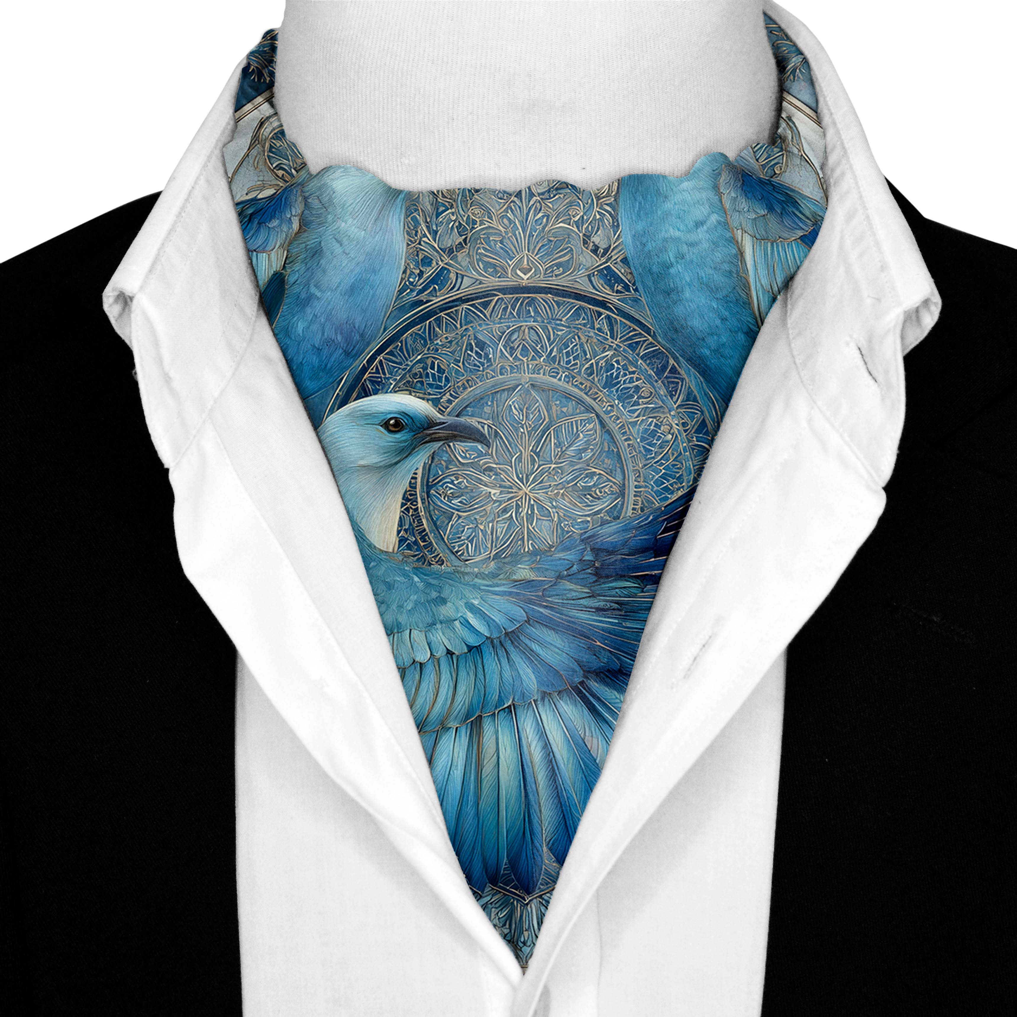 CELESTE SILK ASCOT – PREMIUM COLLECTION