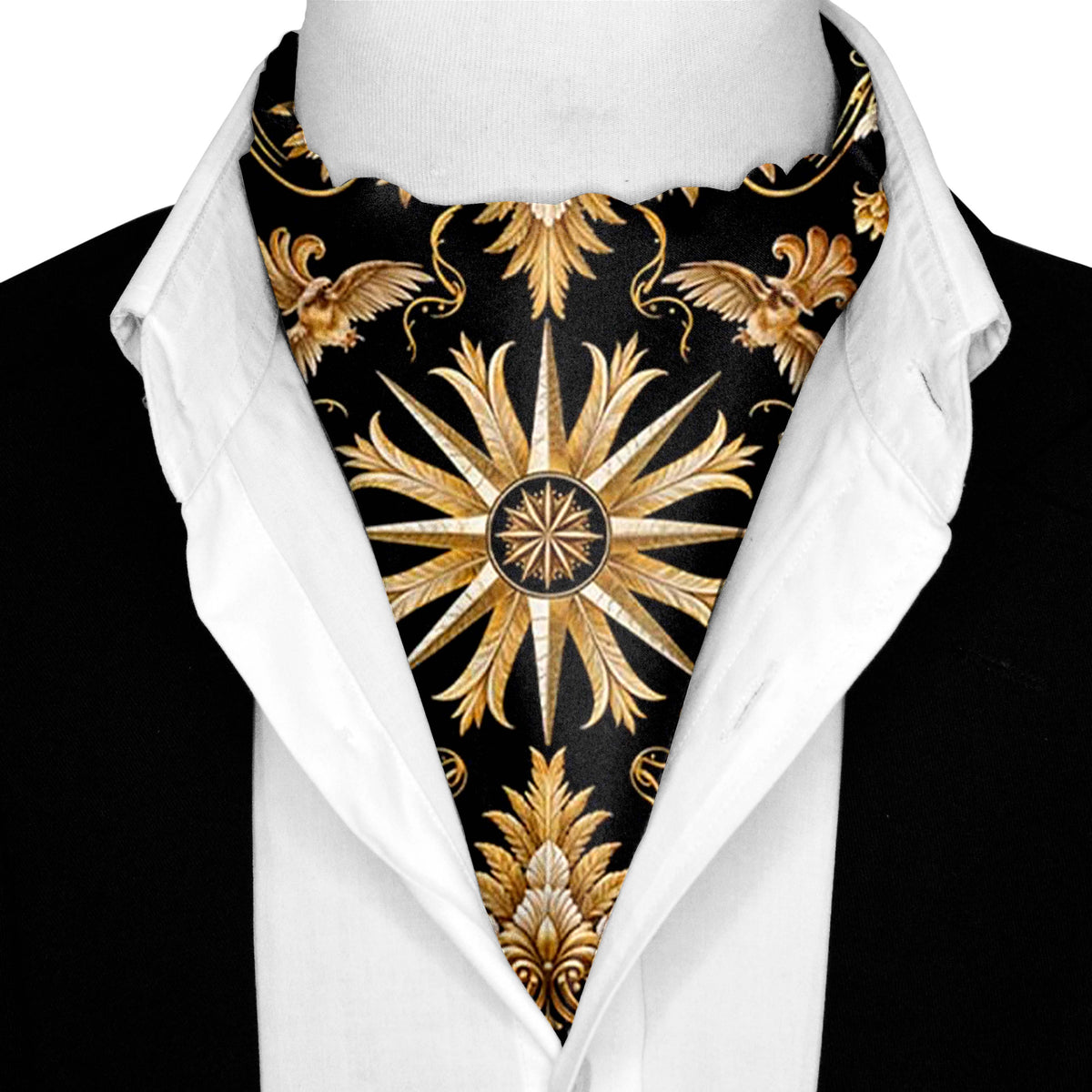 ATHENA NOCTURNE SILK ASCOT – PREMIUM COLLECTION