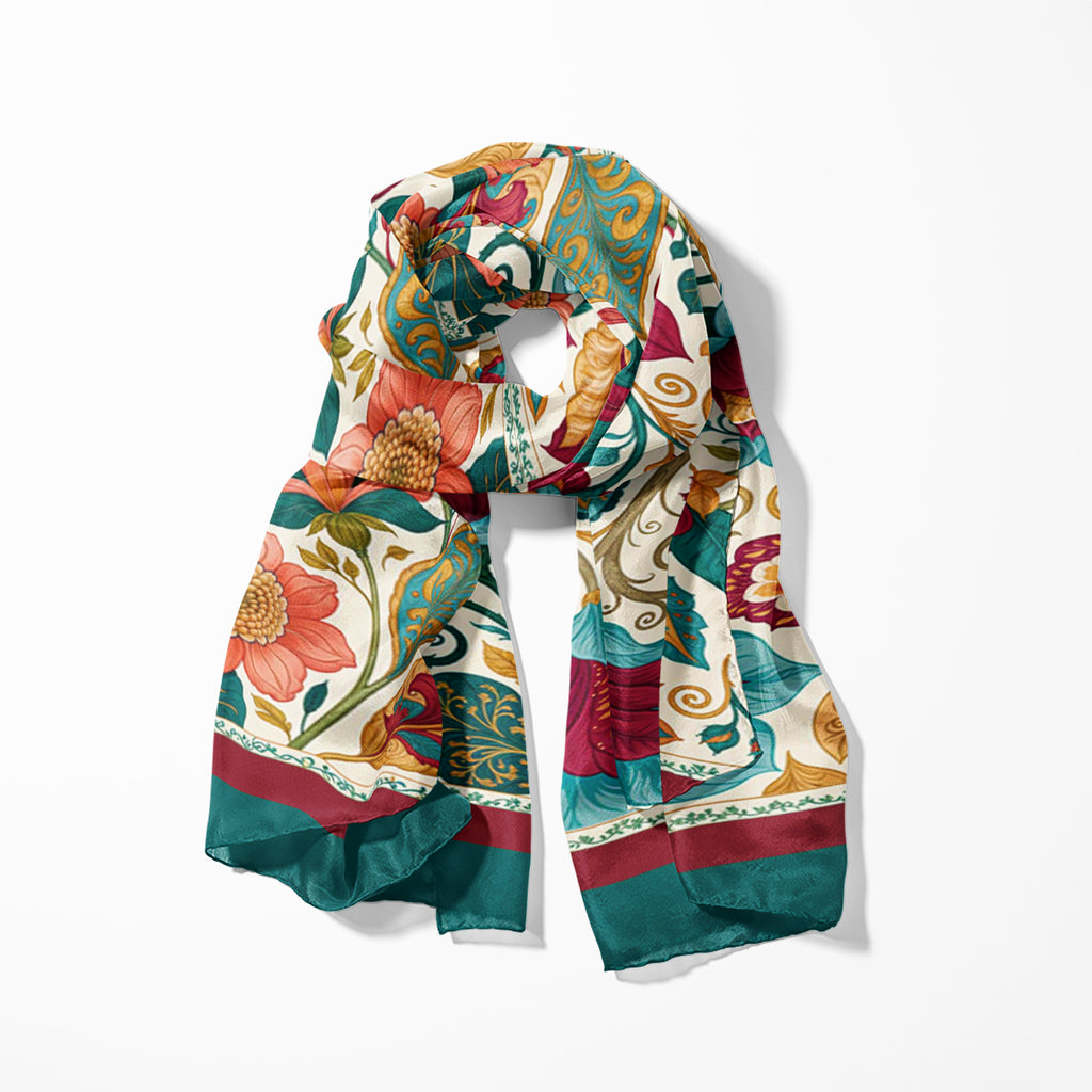 AURORA FOLK BLOOM MEN SCARF - PREMIUM COLLECTION