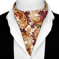 AUTUMN BAROQUE SILK ASCOT – PREMIUM COLLECTION