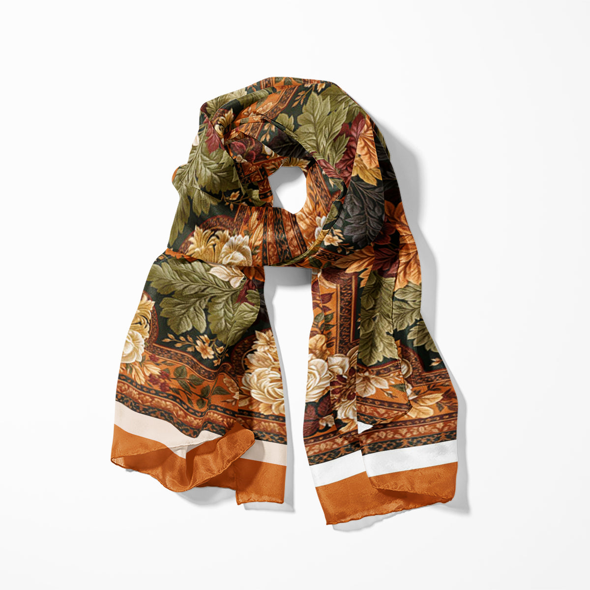 AUTUMN GARDEN MEN SCARF - PREMIUM COLLECTION