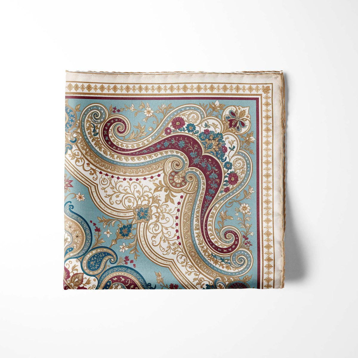 AVELINE SILK POCKET SQUARE