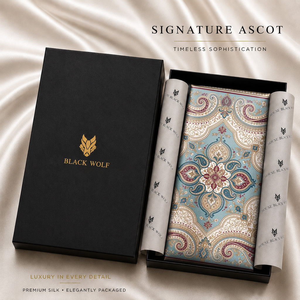 AVELINE SILK ASCOT – PREMIUM COLLECTION