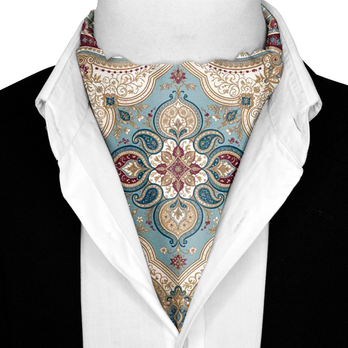 AVELINE SILK ASCOT – PREMIUM COLLECTION