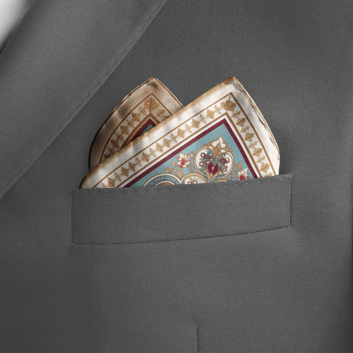 AVELINE SILK POCKET SQUARE