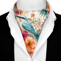 AZURE SERENADE SILK ASCOT – PREMIUM COLLECTION
