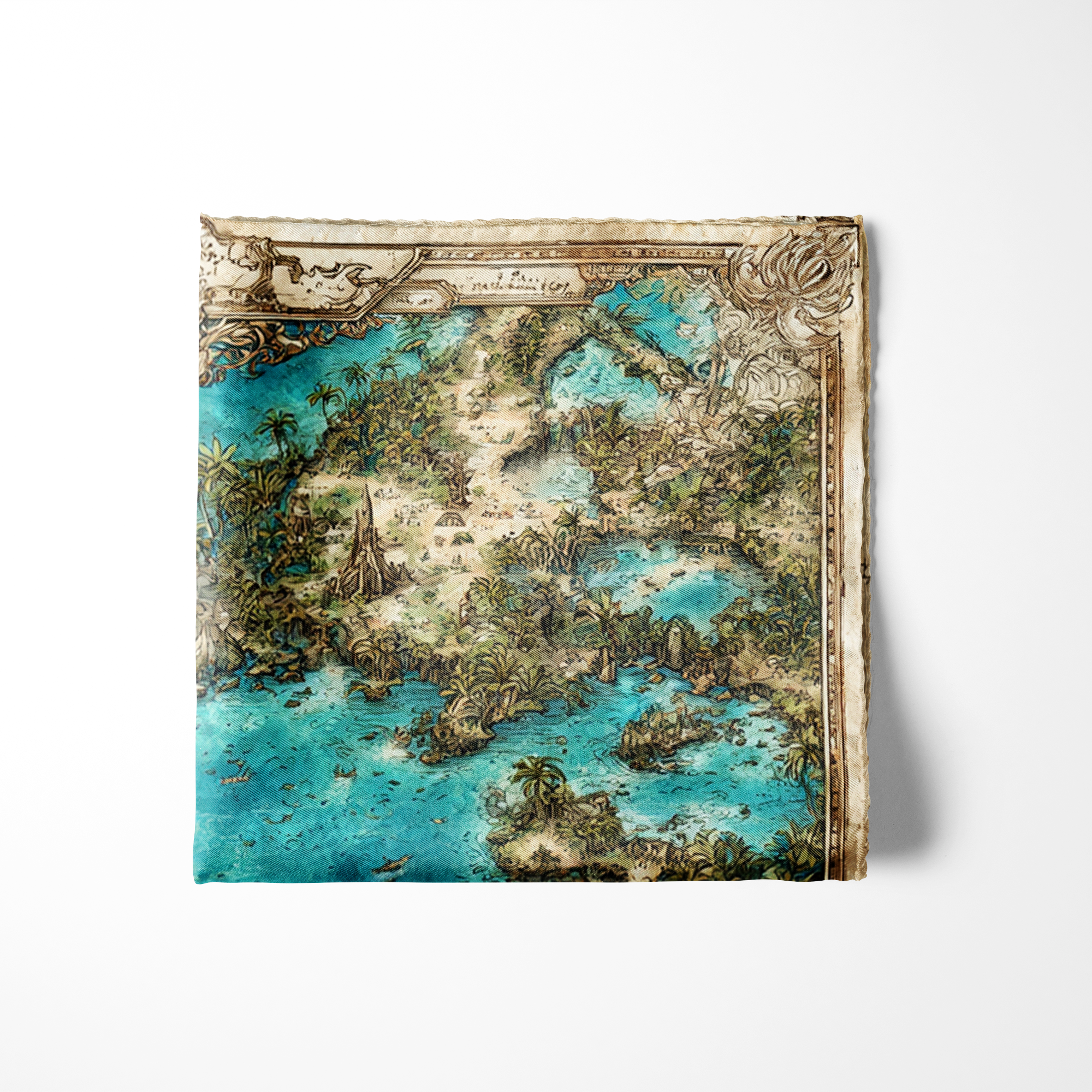 AZURALIS SILK POCKET SQUARE