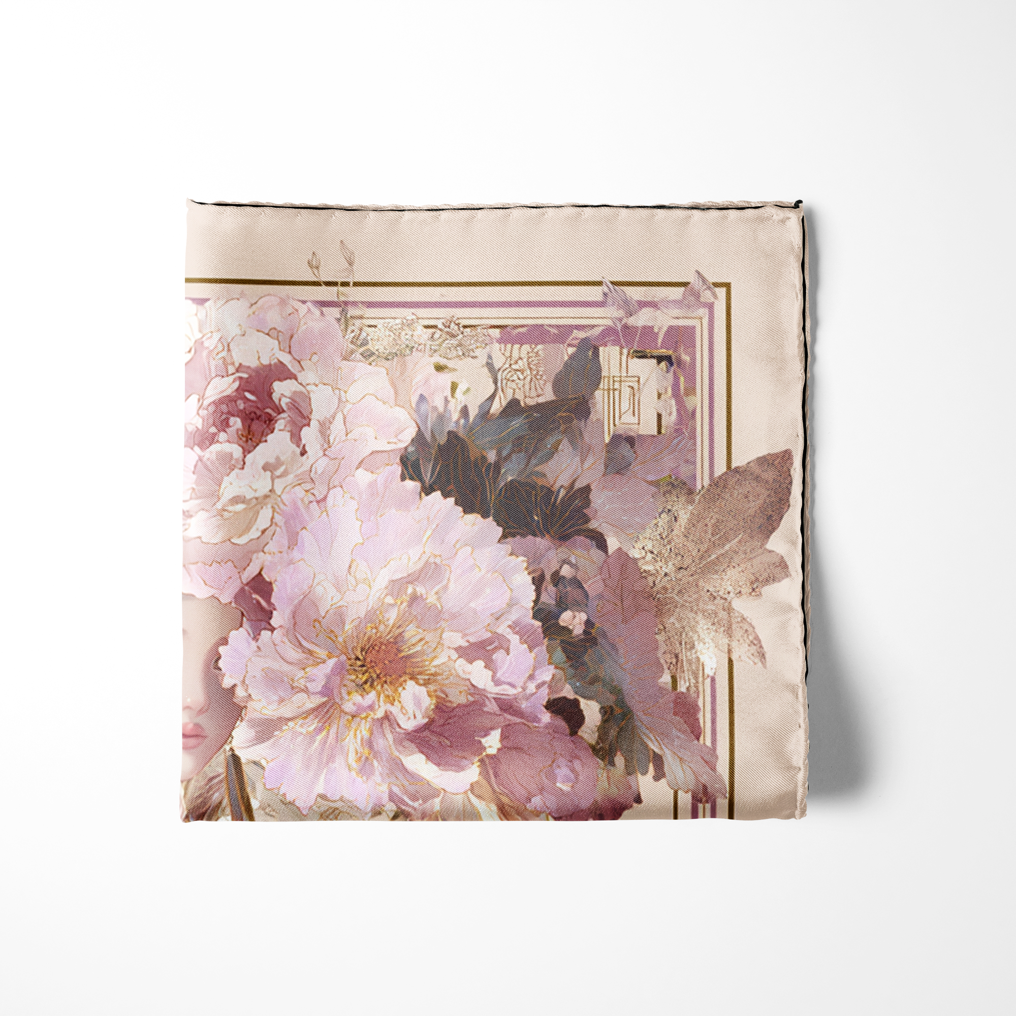 HANAVELLE SILK POCKET SQUARE