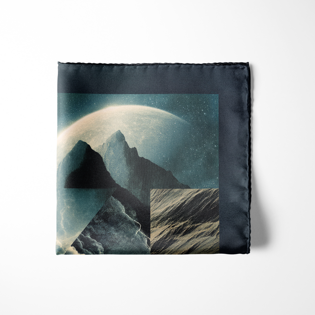 PORTALIS SILK POCKET SQUARE