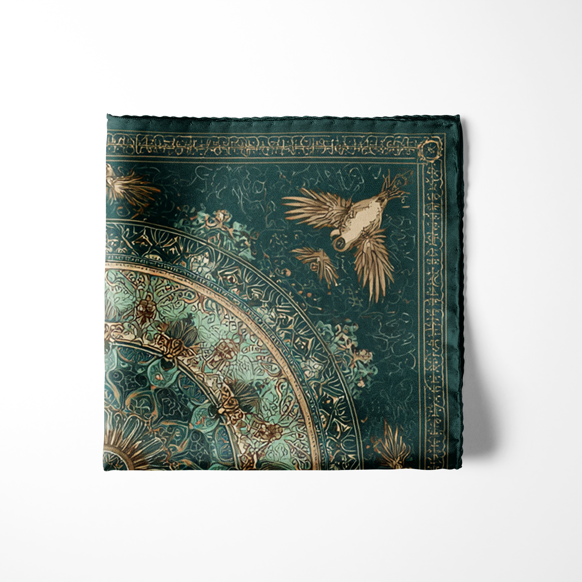 AZUREA SILK POCKET SQUARE