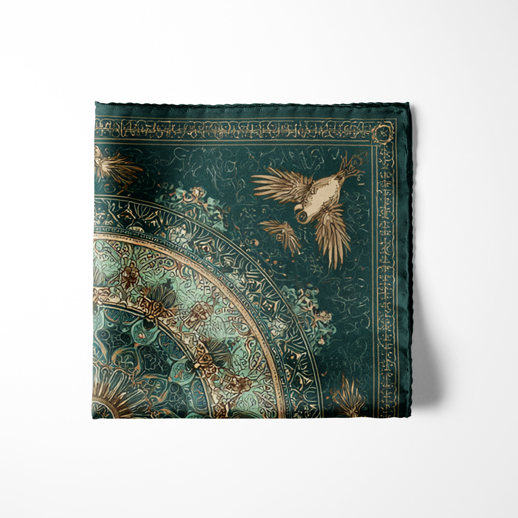 AZUREA SILK POCKET SQUARE