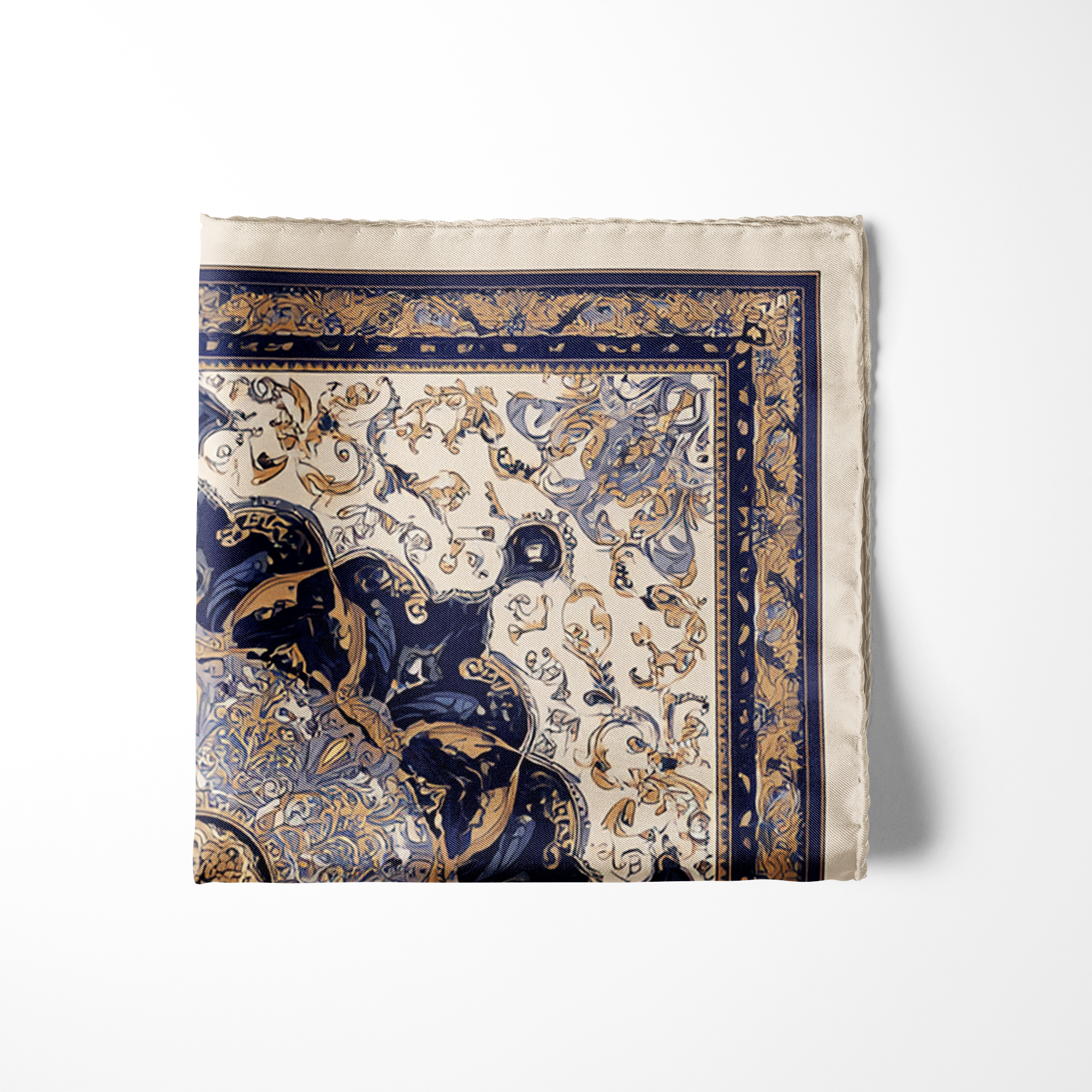 BARADINE SILK POCKET SQUARE