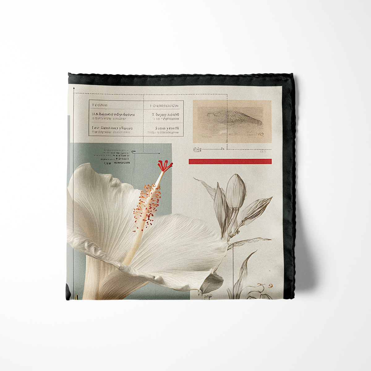 BOTANICA SILK POCKET SQUARE