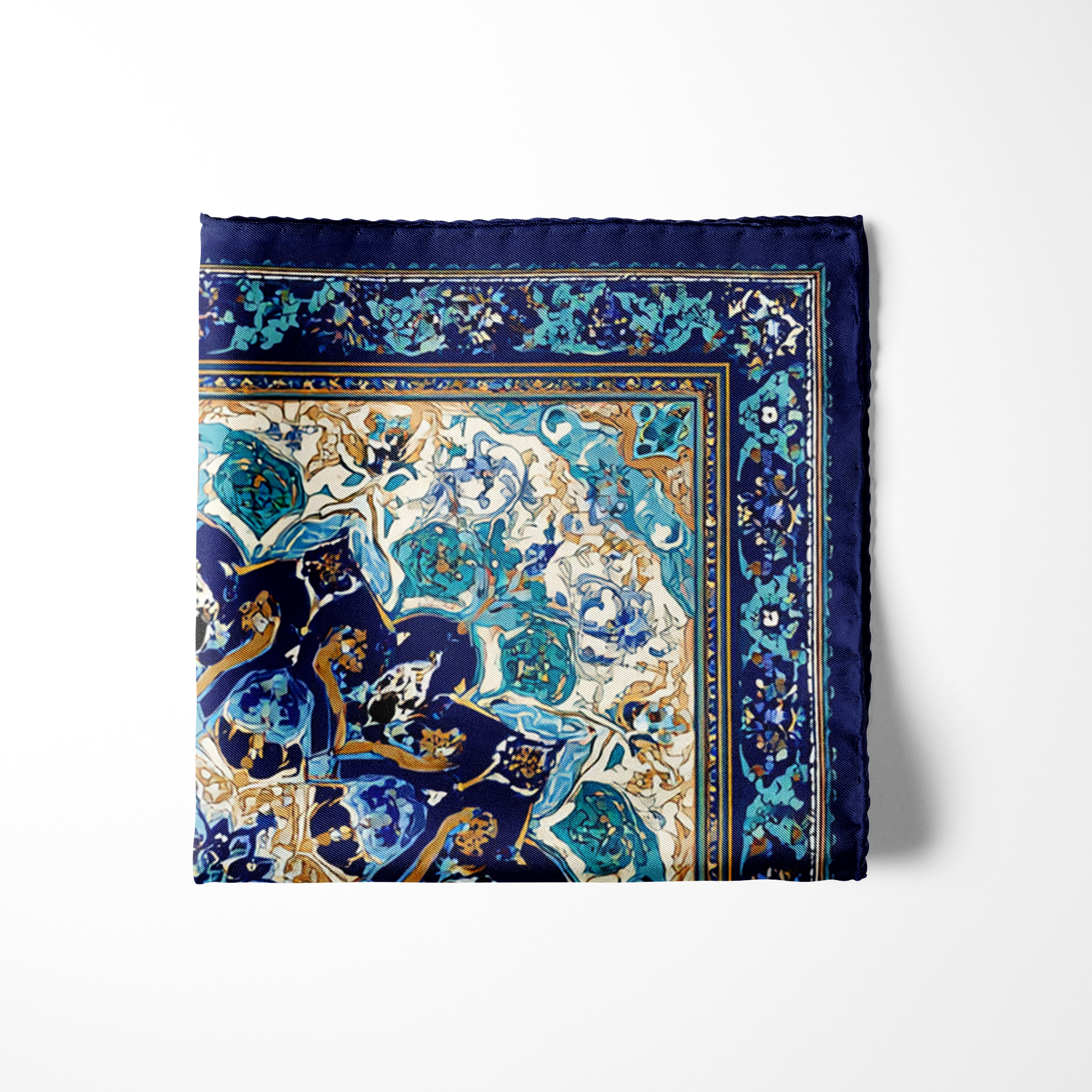 NAVARAH SILK POCKET SQUARE