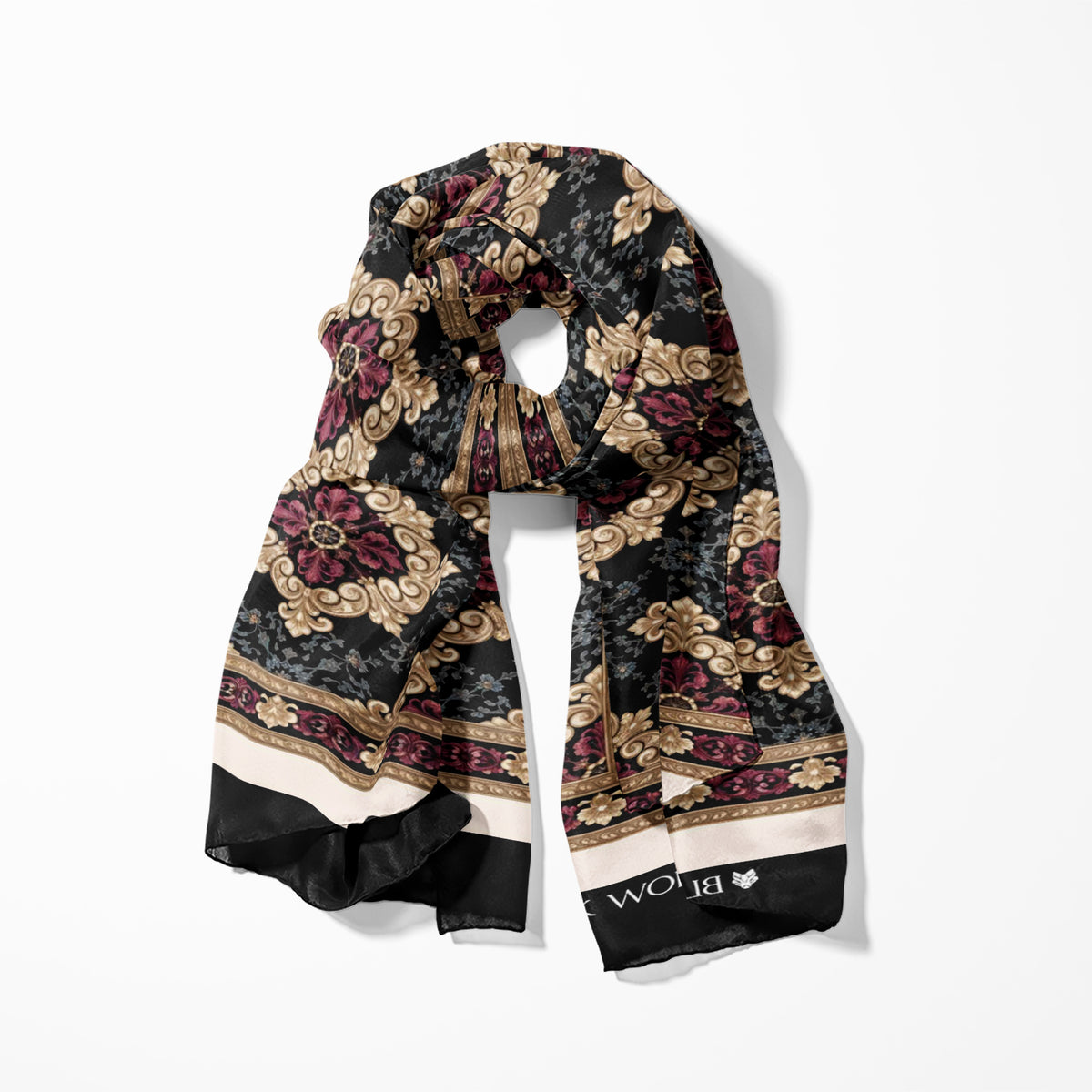 BAROQUE ROSE MEN SCARF - PREMIUM COLLECTION