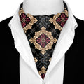 BAROQUE BLOOM SILK ASCOT – PREMIUM COLLECTION