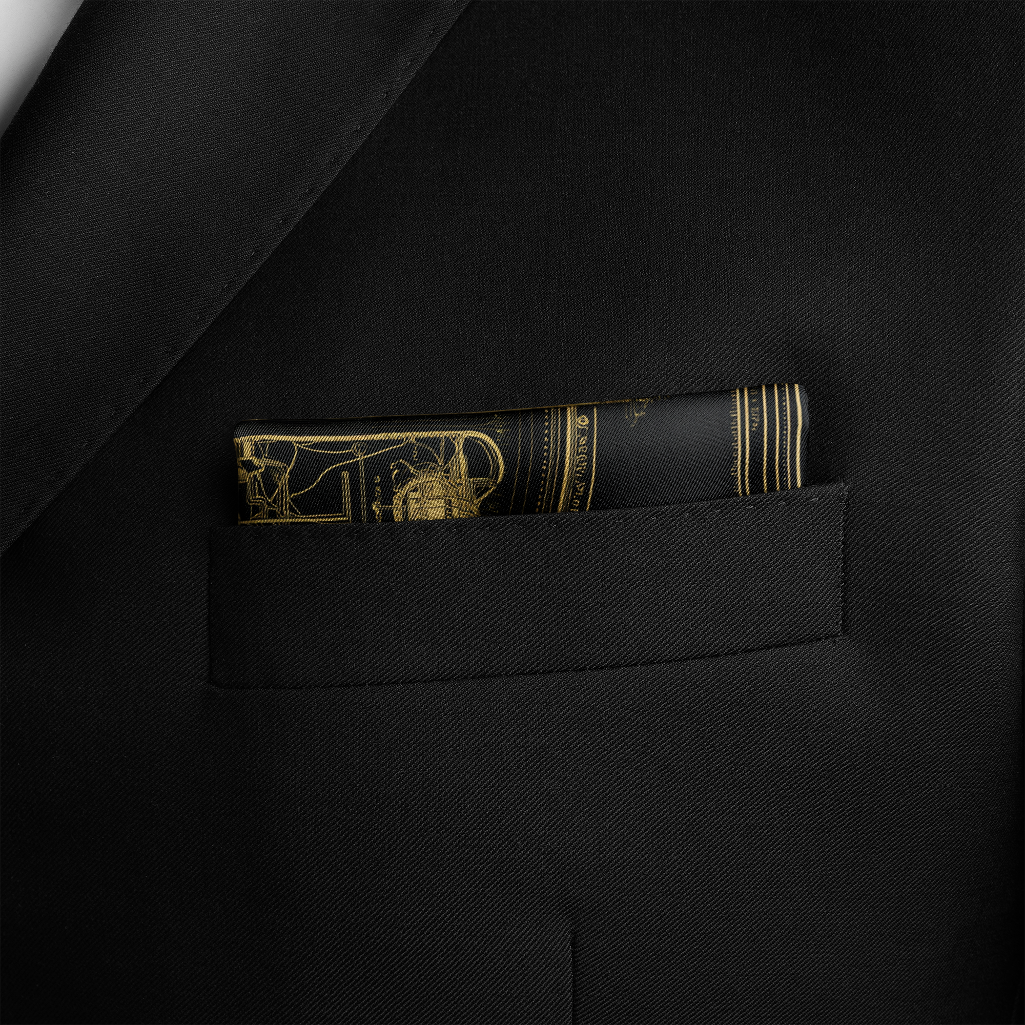 COGMIND SILK POCKET SQUARE