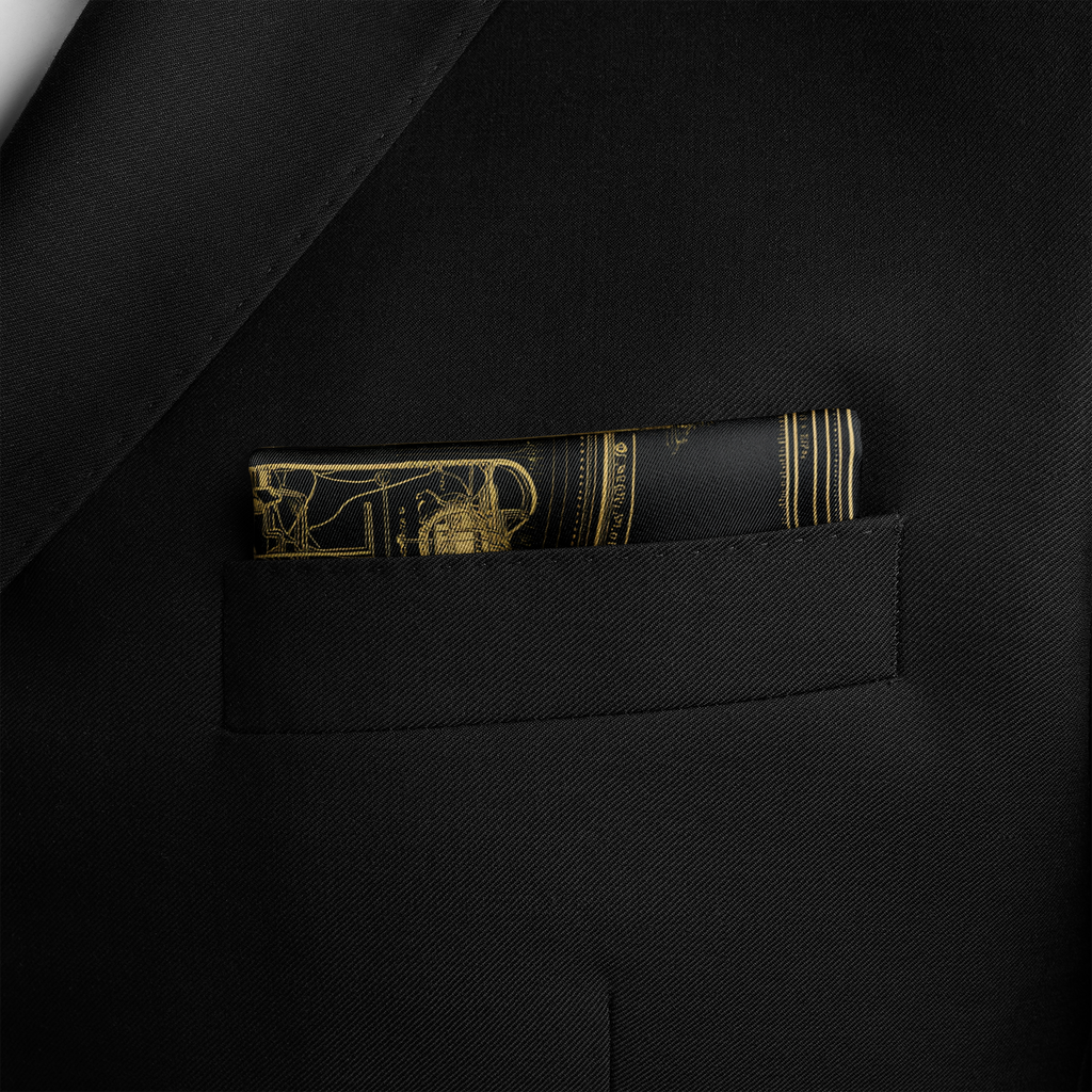 COGMIND SILK POCKET SQUARE