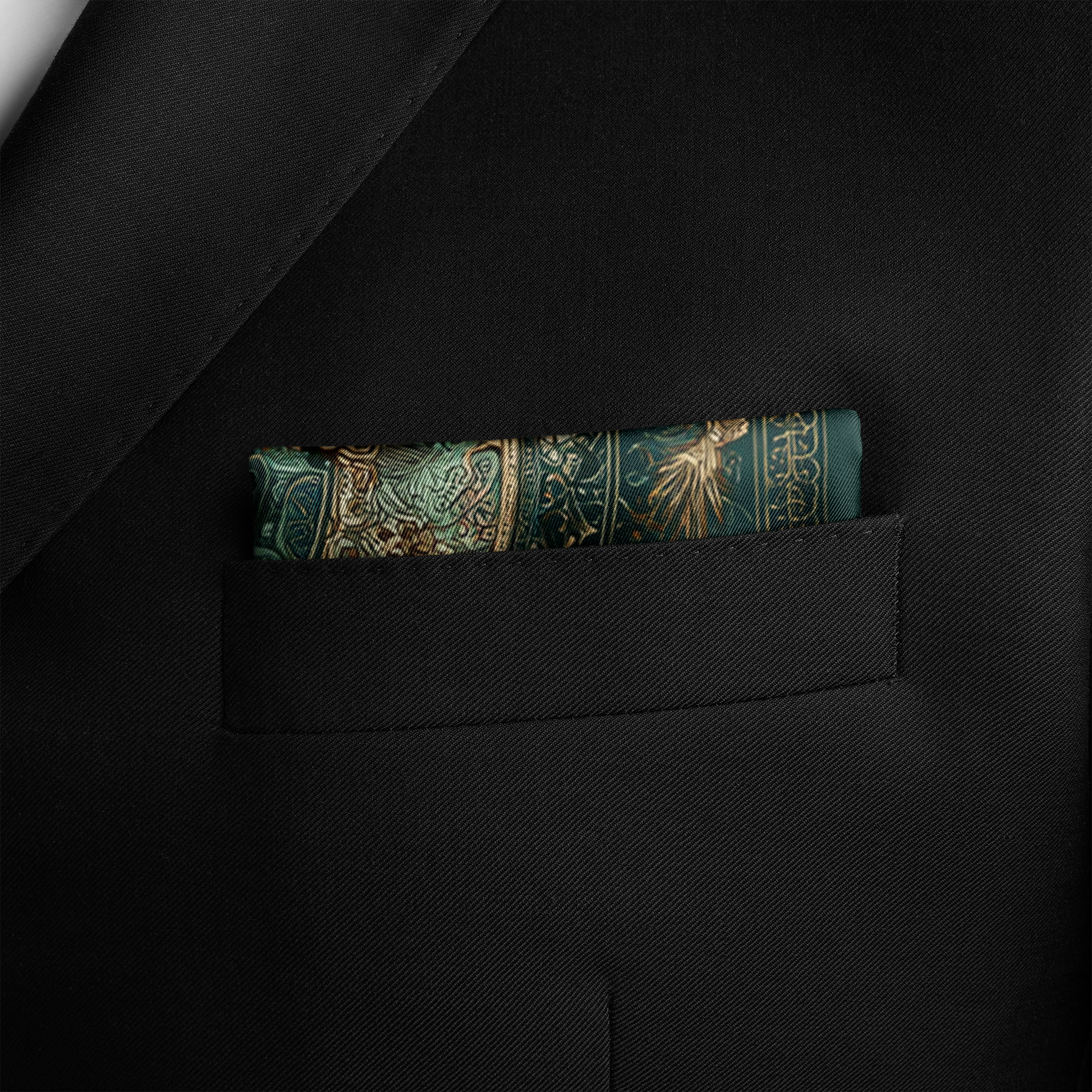 AZUREA SILK POCKET SQUARE