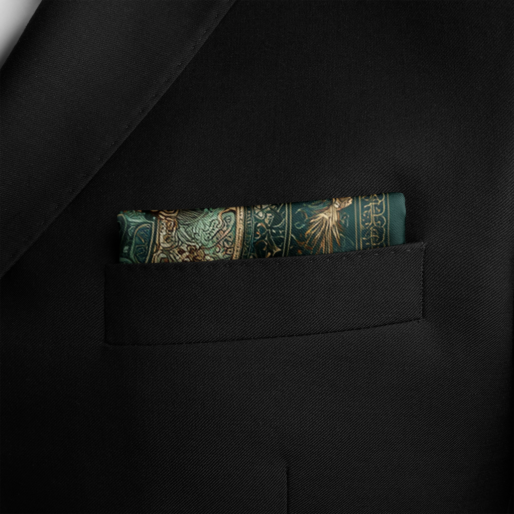 AZUREA SILK POCKET SQUARE