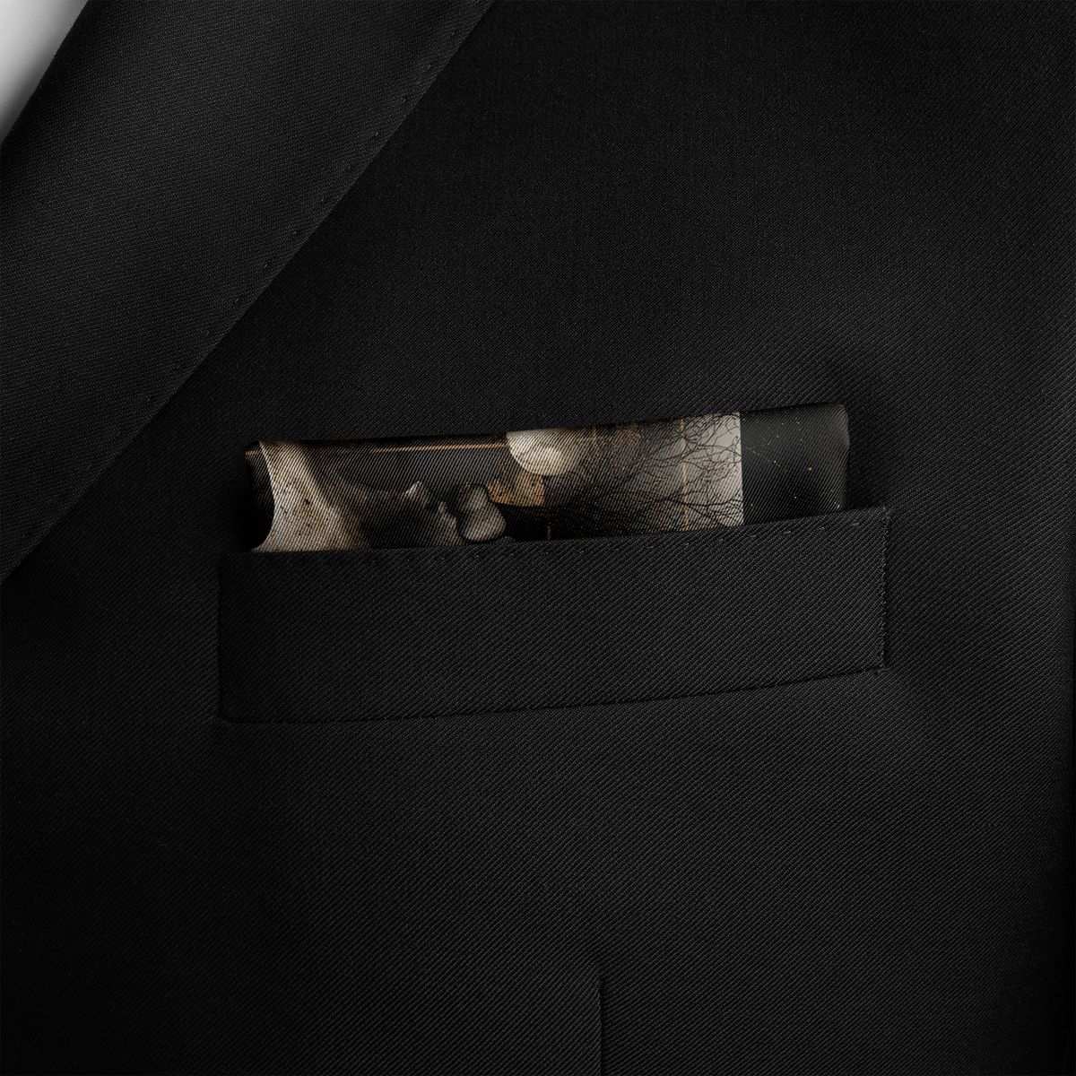 DECAY SILK POCKET SQUARE