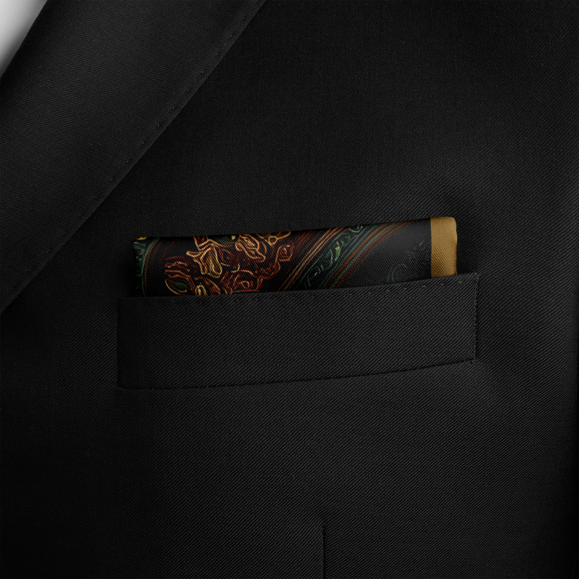 AURELIA SILK POCKET SQUARE