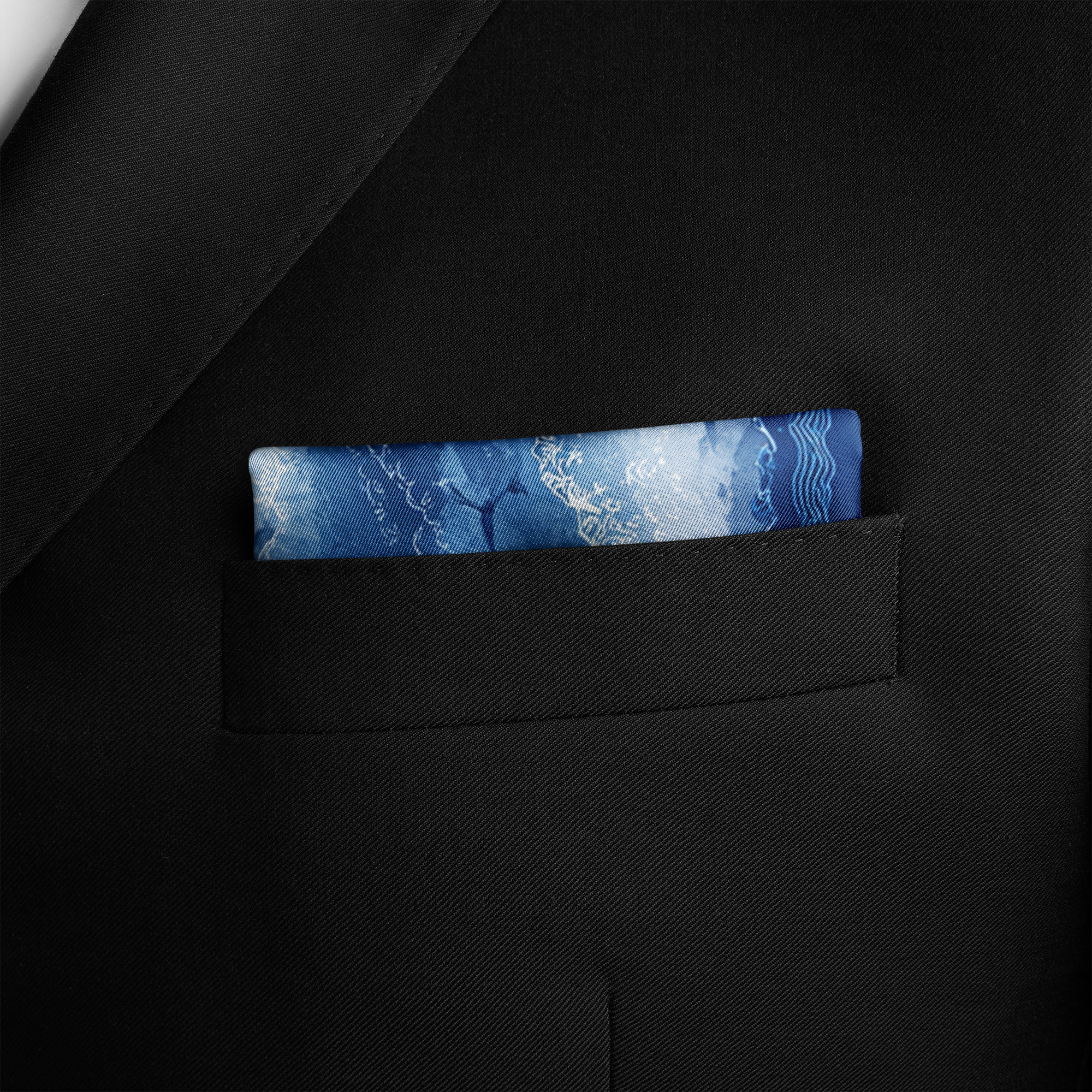 MISTHAVEN SILK POCKET SQUARE