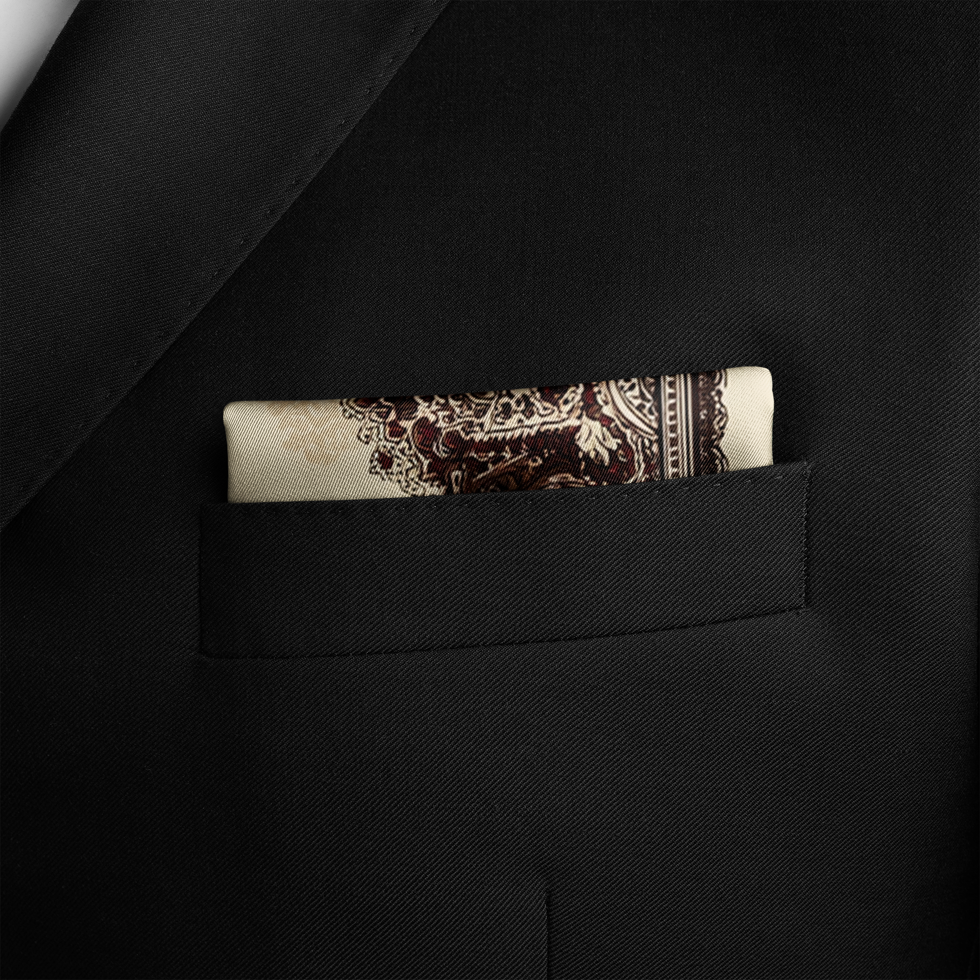 BAHAR SILK POCKET SQUARE