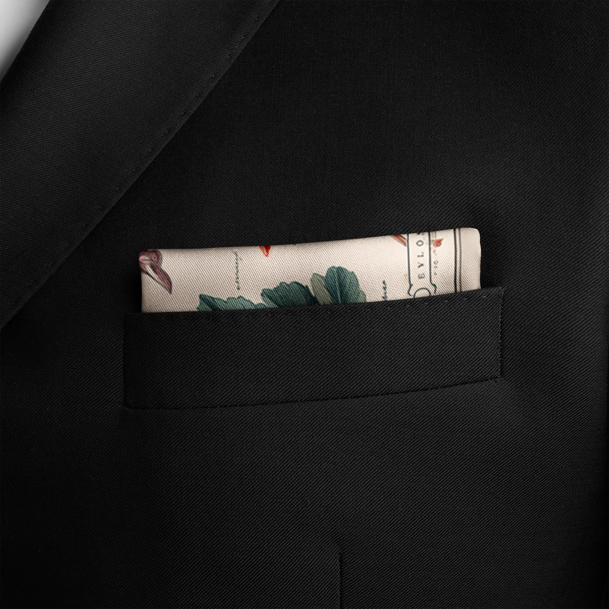 BOTANIKA SILK POCKET SQUARE