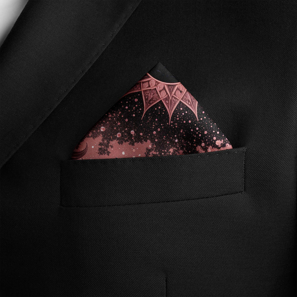 CELESTIA ROUGE SILK POCKET SQUARE