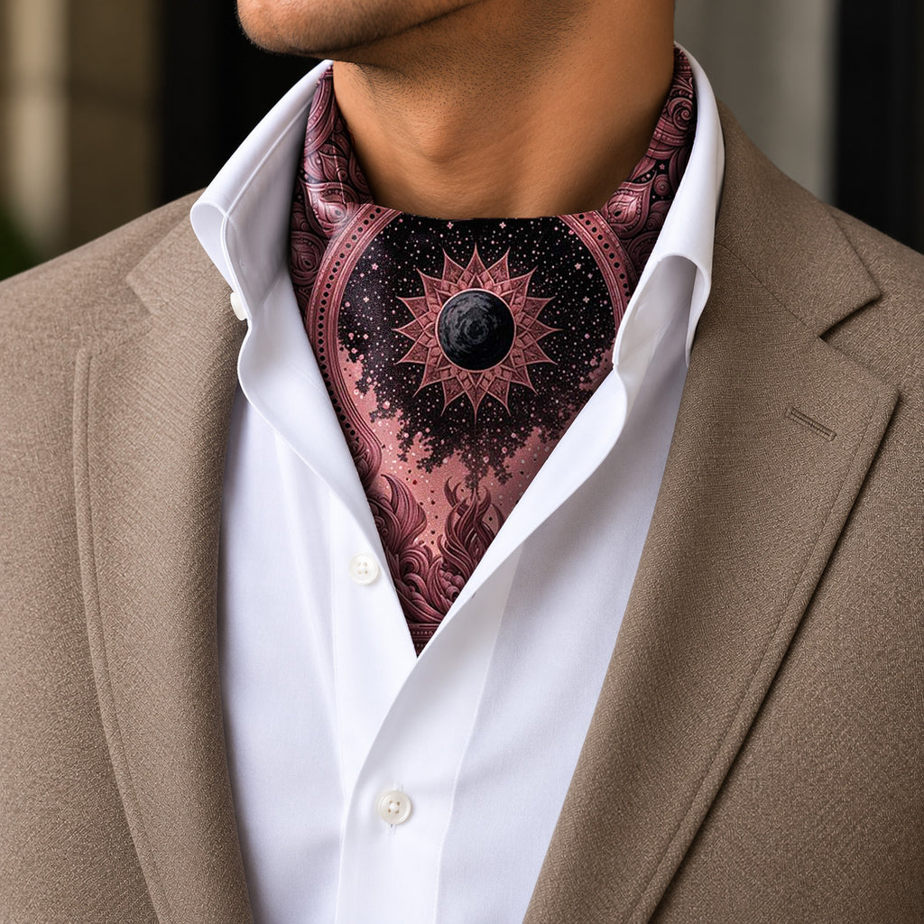 CELESTIA ROUGE SILK ASCOT – PREMIUM COLLECTION