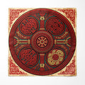 CELTIC CIRCLE SILK POCKET SQUARE