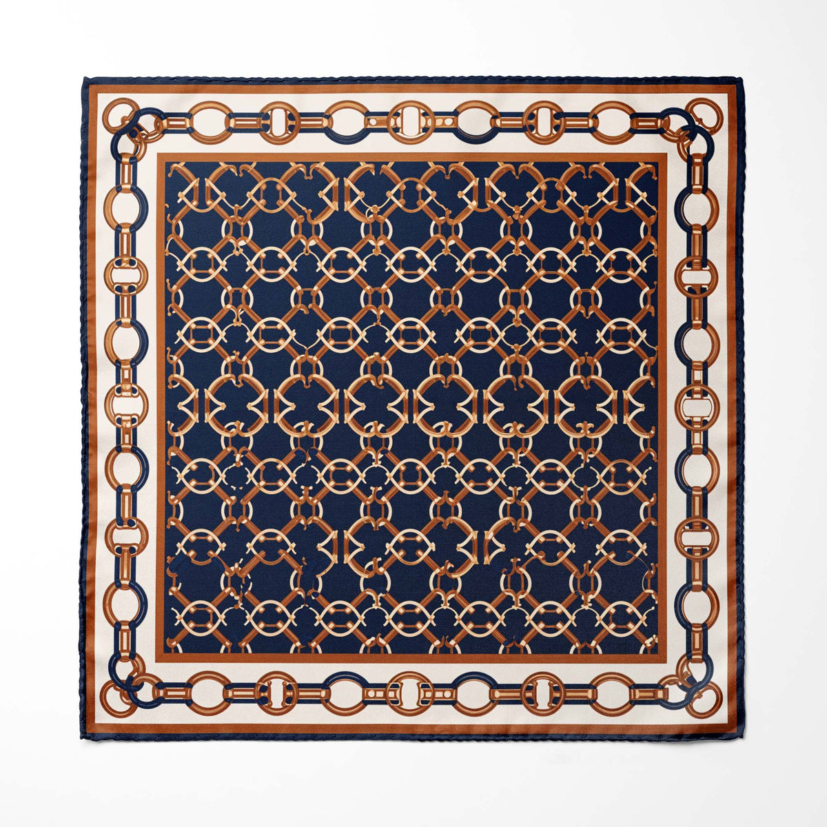 CHAIN ROYALE SILK POCKET SQUARE