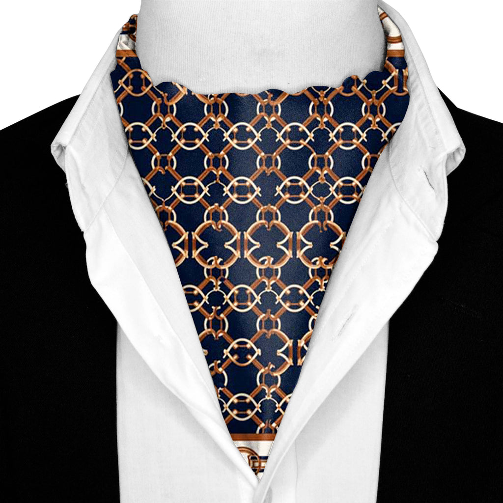 CHAIN ROYALE SILK ASCOT – PREMIUM COLLECTION