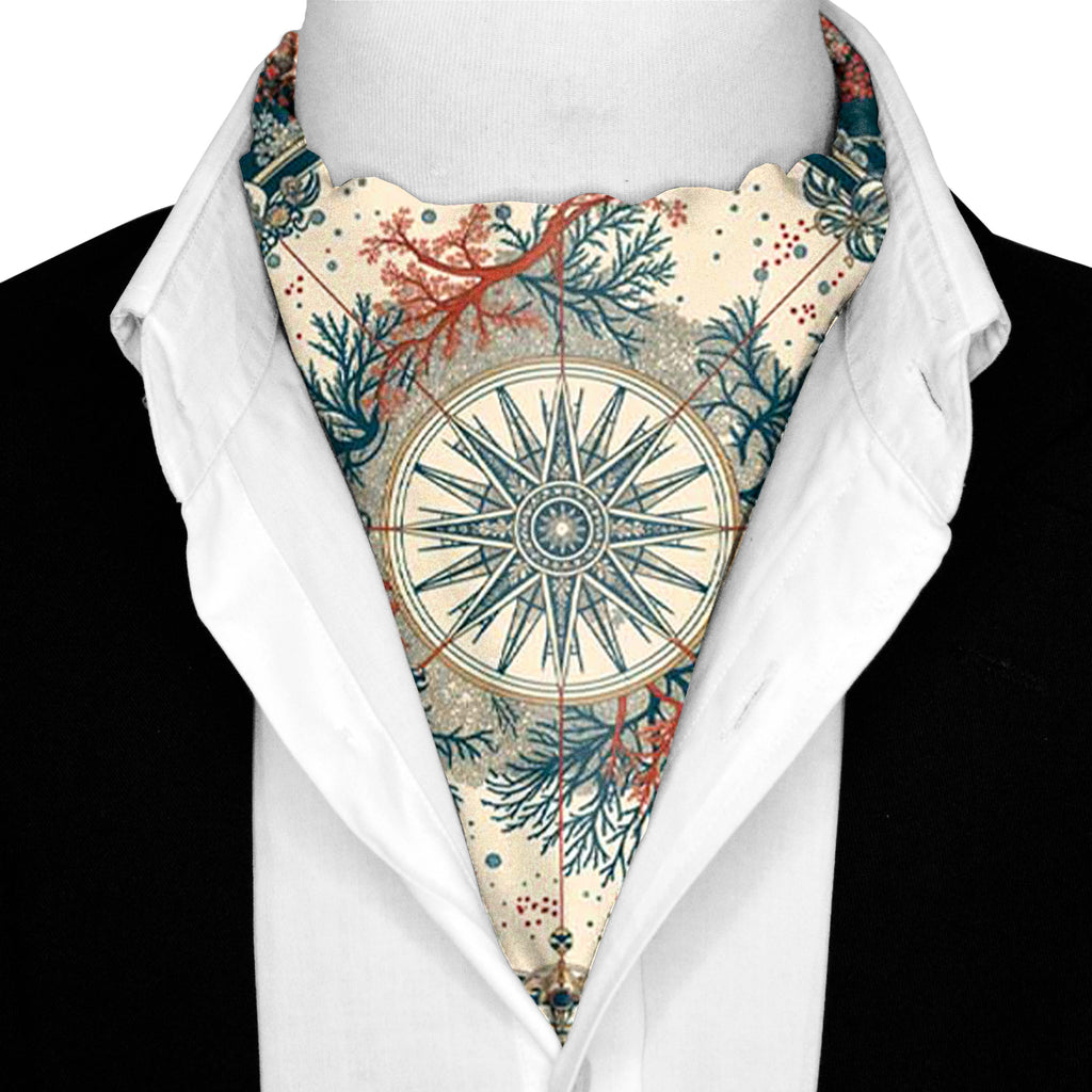 CORAL COMPASS GARDEN SILK ASCOT – PREMIUM COLLECTION