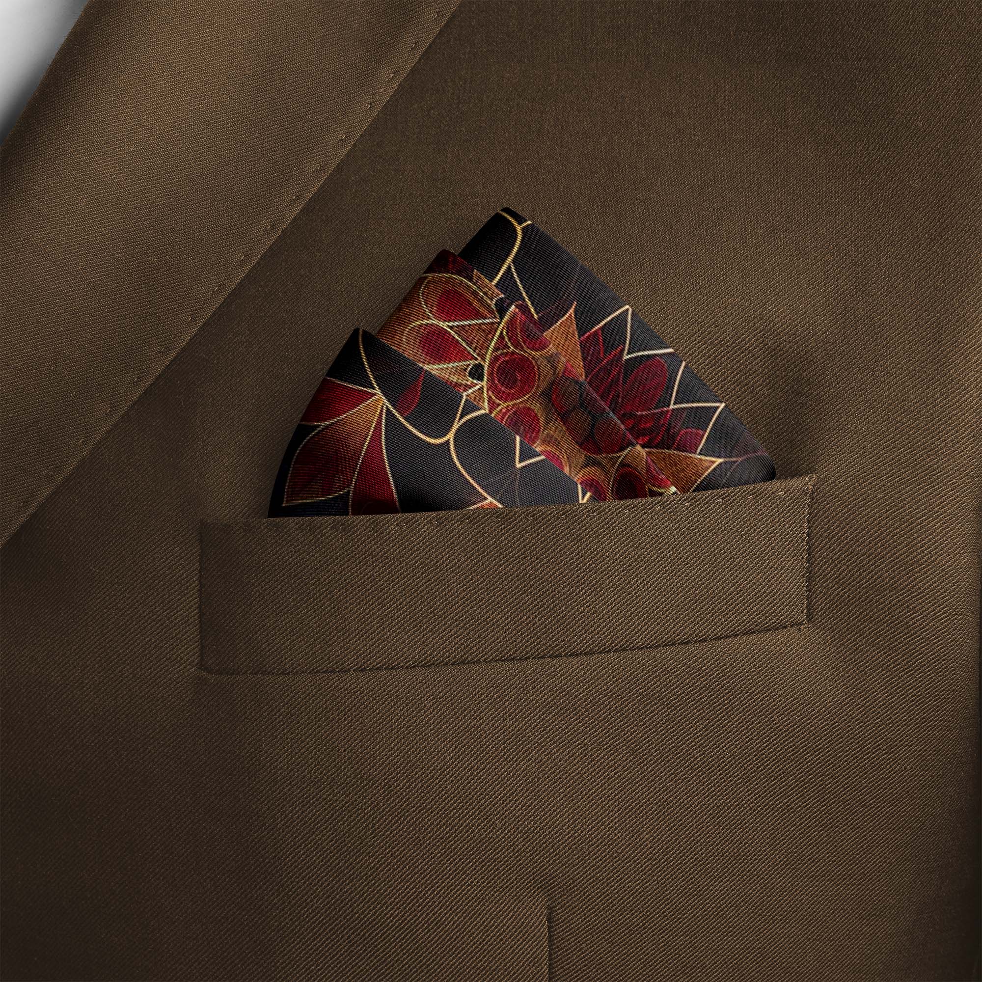 DONNA POBUK SILK POCKET SQUARE