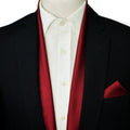 BORDEAUX VINE MEN SCARF AND POCKET SQUARE SET – PREMIUM COLLECTION
