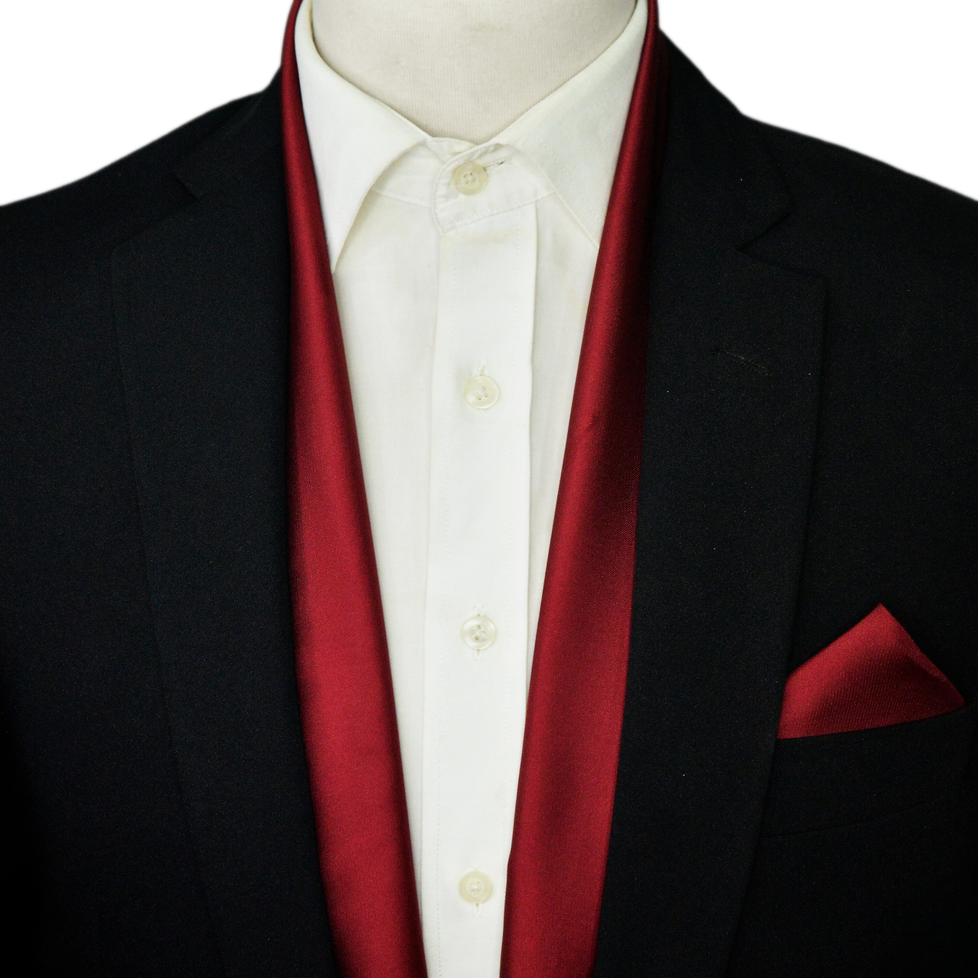 BORDEAUX VINE MEN SCARF AND POCKET SQUARE SET – PREMIUM COLLECTION