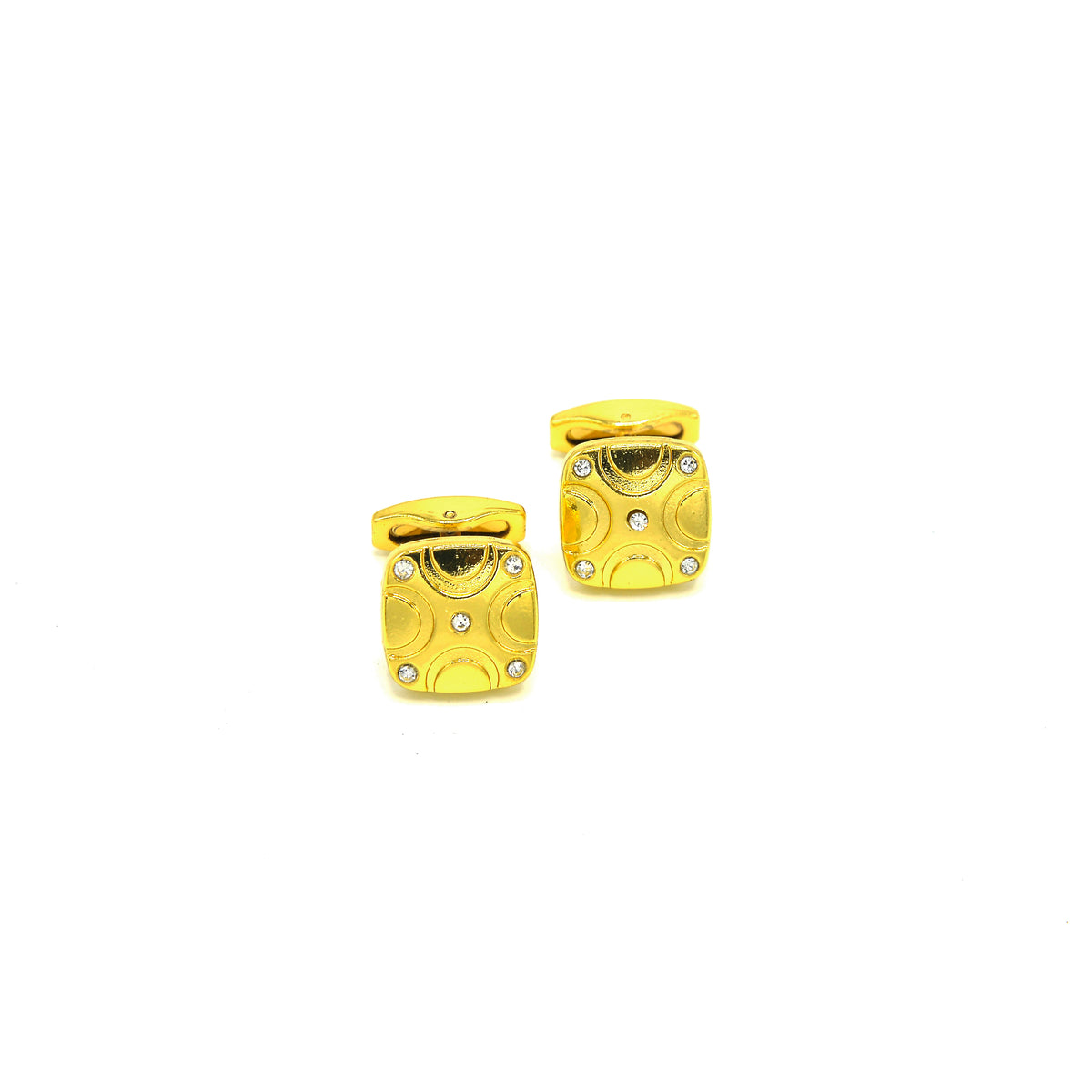 CARAT DIAMOND AND GOLD CUFFLINKS