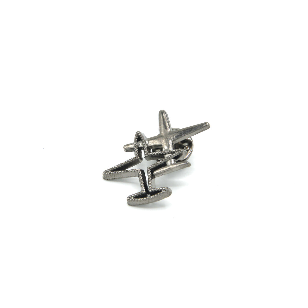 SILVER SPARKLING BROOCH