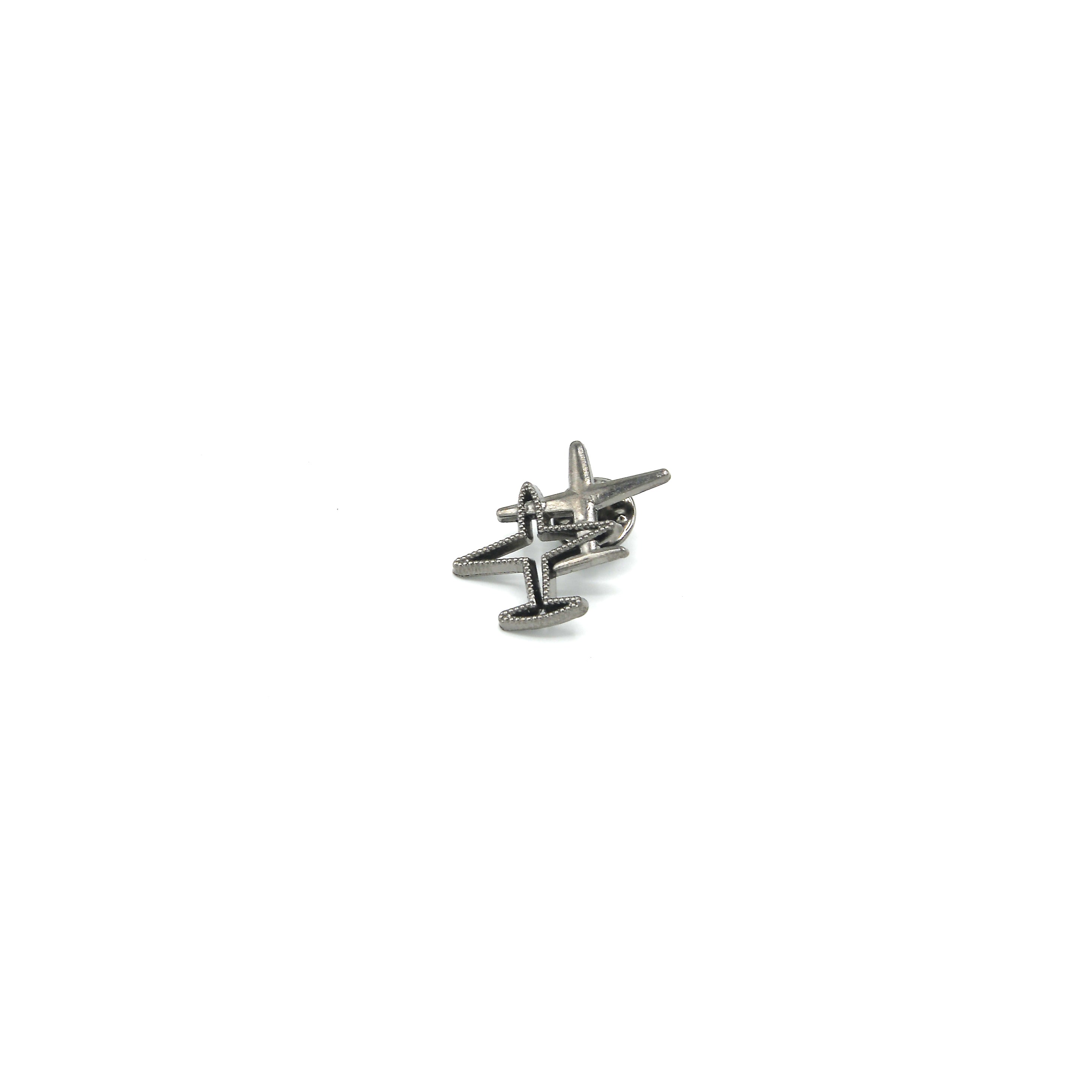 SILVER SPARKLING BROOCH